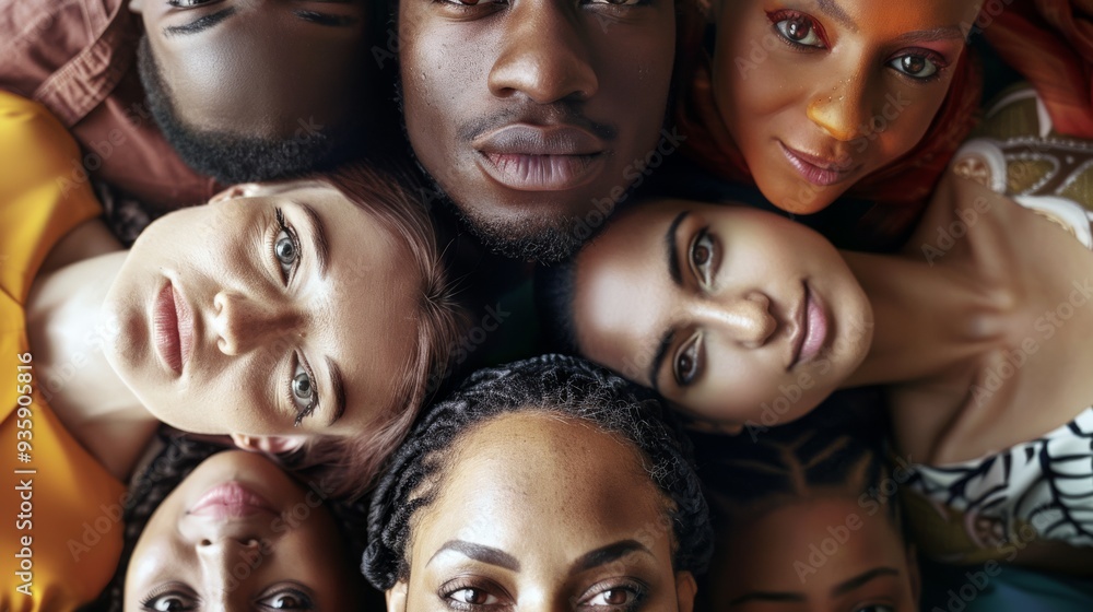 A close-up of a group of people laying head-to-head in a circle, reflecting deep relational connections and shared emotions. A close-up of a group of people laying head-to-head in a circle, reflecting deep relational connections and shared emotions.