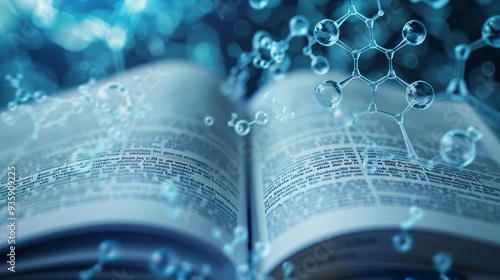 chemistry poster with textbook