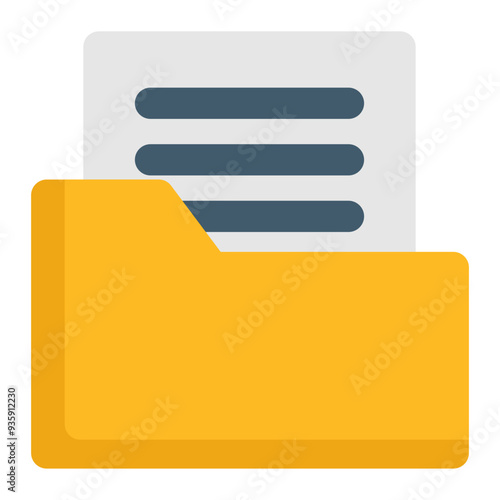folder icon flat style