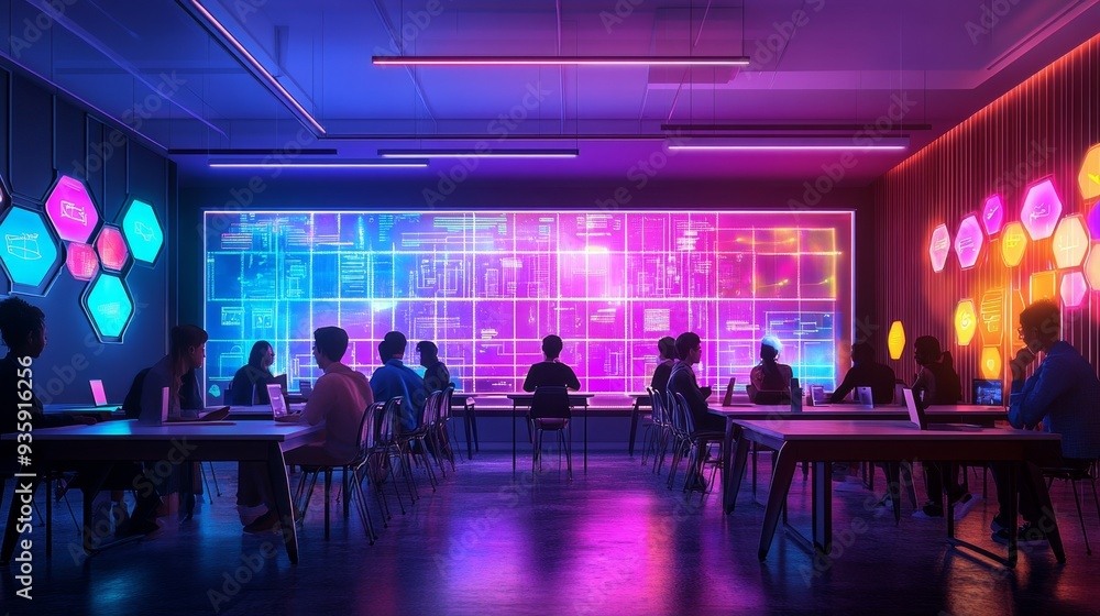 Neon Tech Meeting. Neon Tech Meeting.