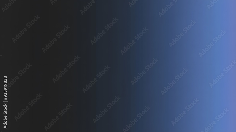 Obraz premium Black and Blue Gradient, Shapes, Clouds, Bars, Waves, Abstract Image, Texture, Pattern Background, Wallpaper, Smartphone Cover and Screen, Cell Phone, Computer, Laptop, 9:16 and 16:9 Format