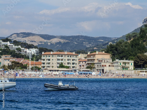 Plage de Cassis en provence