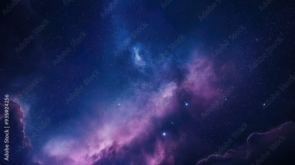 fantastic purple starry sky with cloud at night fantastic purple starry sky with cloud at night