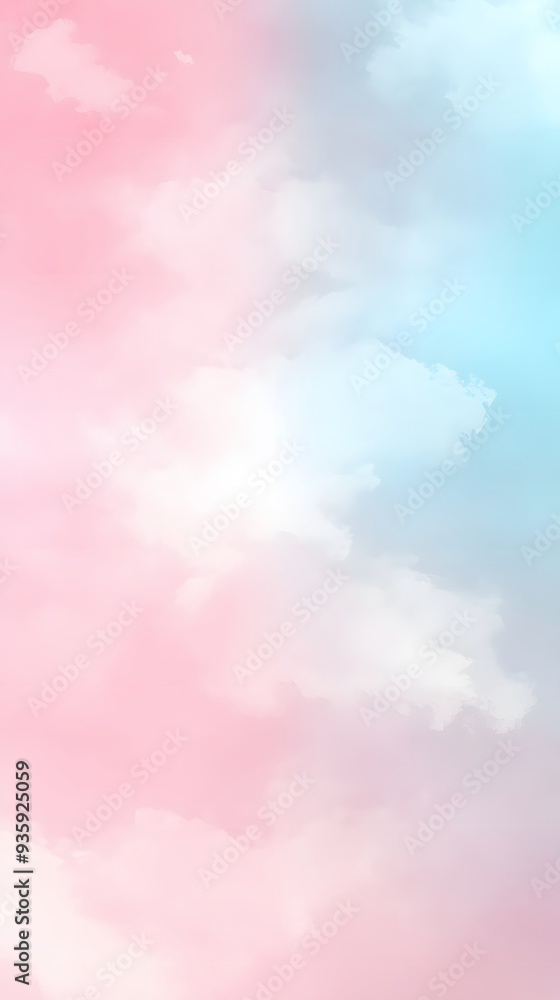 Fototapeta premium Pink and Blue Gradient, Shapes, Clouds, Bars, Waves, Abstract Image, Texture, Pattern Background, Wallpaper, Smartphone Cover and Screen, Cell Phone, Computer, Laptop, 9:16 and 16:9 Format