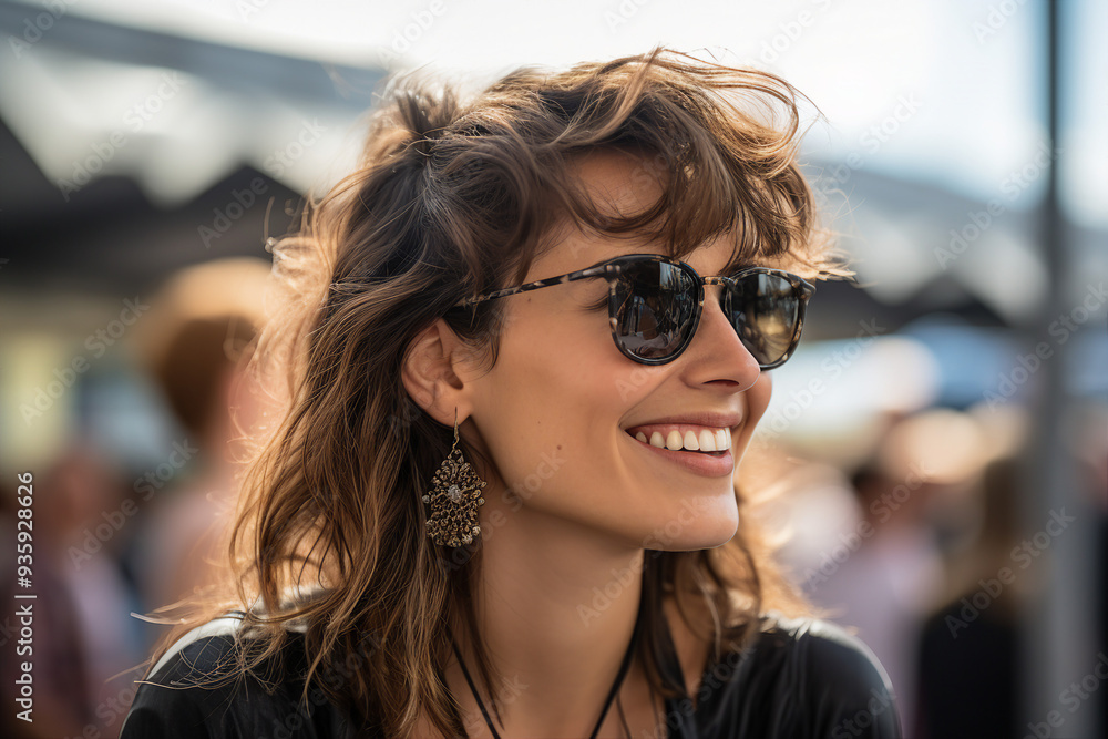 Family time children kids youth people friends spending time at season fairground amusement park, Generative AI