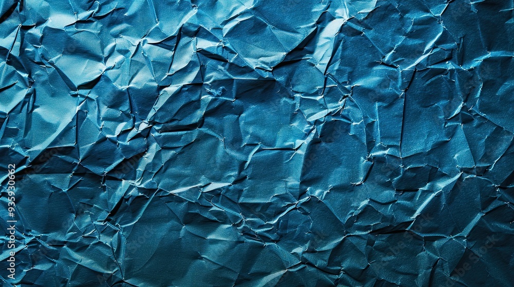 Metallic blue paper background Metallic blue paper background