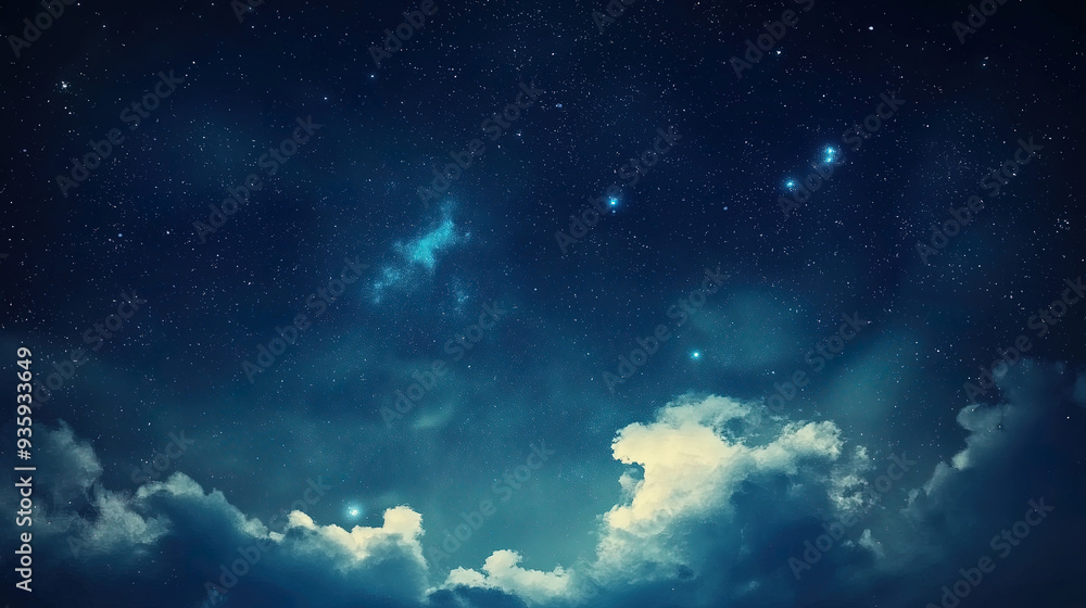 night sky with clouds and stars background night sky with clouds and stars background