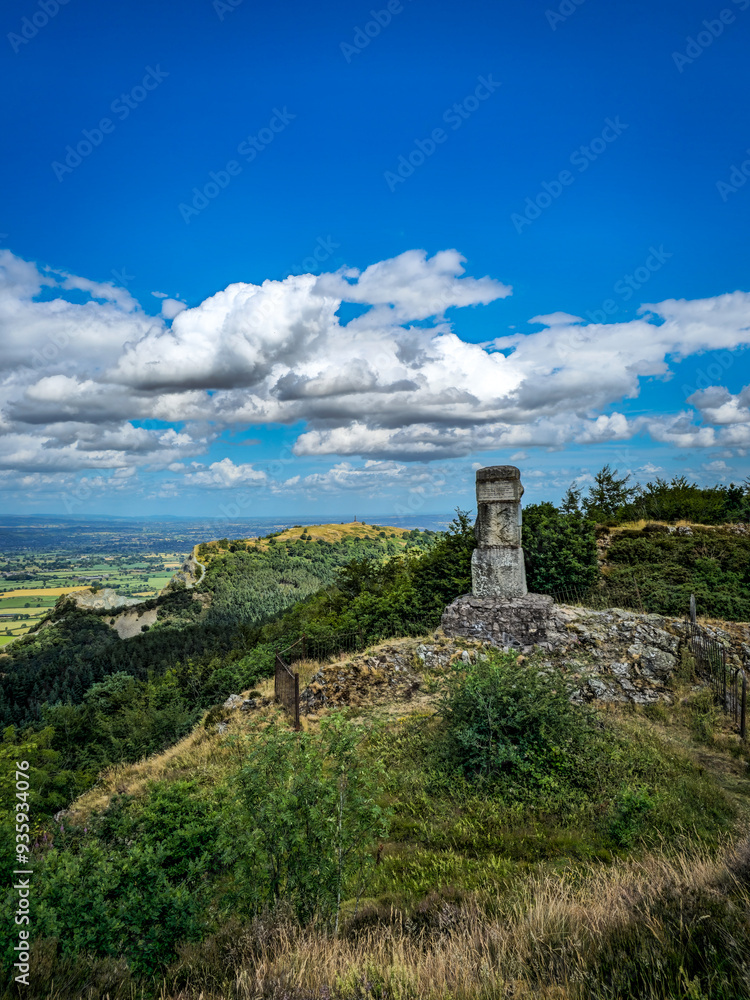 monument on a hill monument on a hill