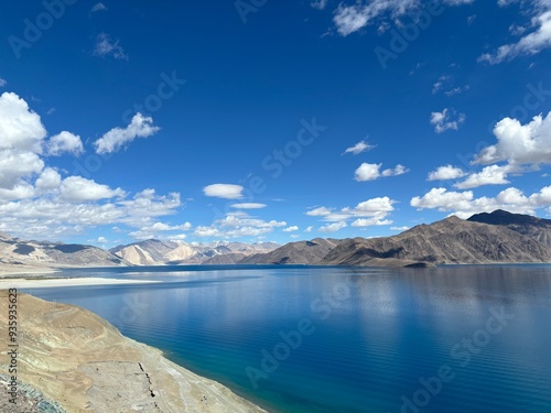 lake and mountains
