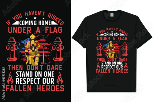 Best firefighter fireman fire rescue graphics tshirt design