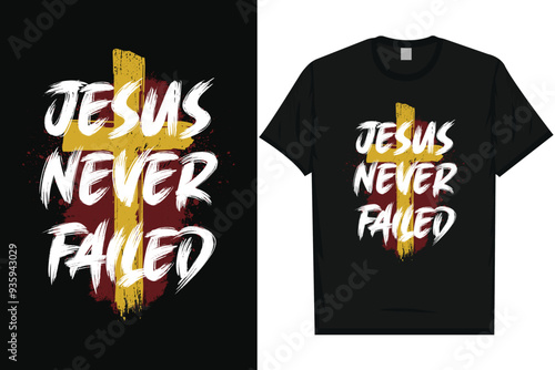 Faith typography tshirt design