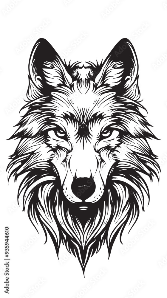 Simple Wolf Head line Art Vector Illustration
Simple Wolf Head line Art Vector Illustration