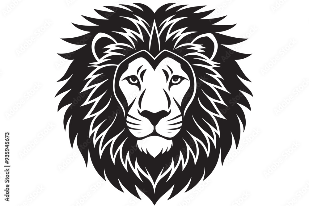 Lion Silhouette Vector Illustration on white background. Lion icon, vector , logo. Lion Silhouette Vector Illustration on white background. Lion icon, vector , logo.
