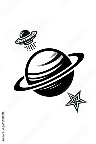 ufo in vector