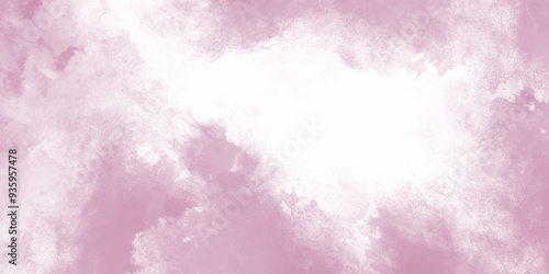 abstract cloud and vapor texture background. white and purple smoke aquarelle smudge illustration smooth grungy smokey light green colors ink glow. white color powder explosion	
