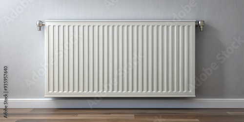 Wallpaper Mural Modern radiator with built-in thermostat for convenient temperature control, radiator, thermostat Torontodigital.ca
