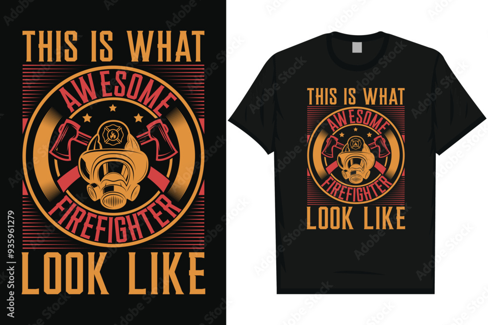 Best firefighter fireman typography graphics tshirt design Best firefighter fireman typography graphics tshirt design