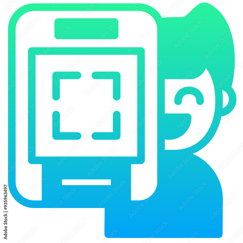 Face Scan Icon Face Scan Icon