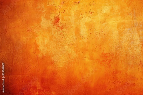 Orange Grunge Background. Abstract Texture with Warm Gradient Colors photo