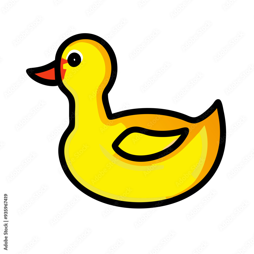 Adorable Rubber Duck Floating Cheerfully in a Bathtub, Perfect for Bath Time Fun Adorable Rubber Duck Floating Cheerfully in a Bathtub, Perfect for Bath Time Fun