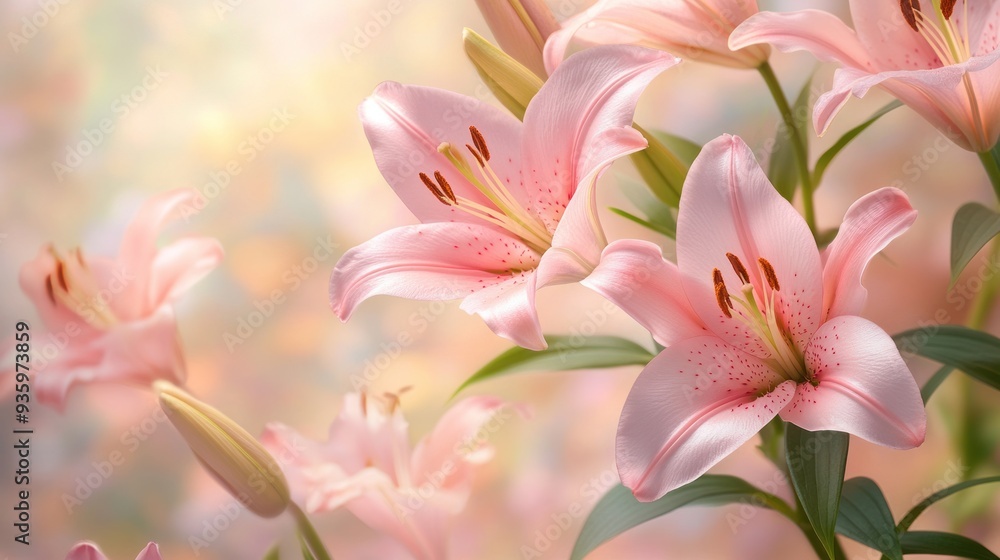 Pink Lilies Bouquet Pink Lilies Bouquet