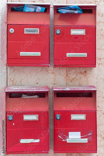 Red mail box