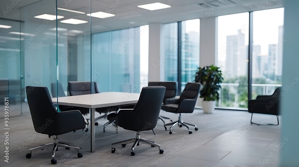 modern business office interior meeting room modern business office interior meeting room