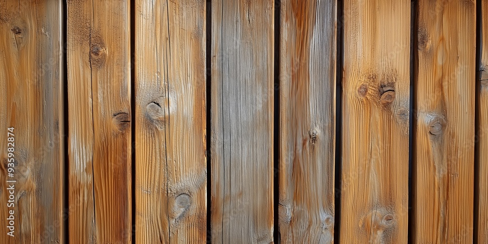 Detailed close-up of a wooden fence, highlighting the grain, knots, and natural texture of the wood in high resolution. Detailed close-up of a wooden fence, highlighting the grain, knots, and natural texture of the wood in high resolution.