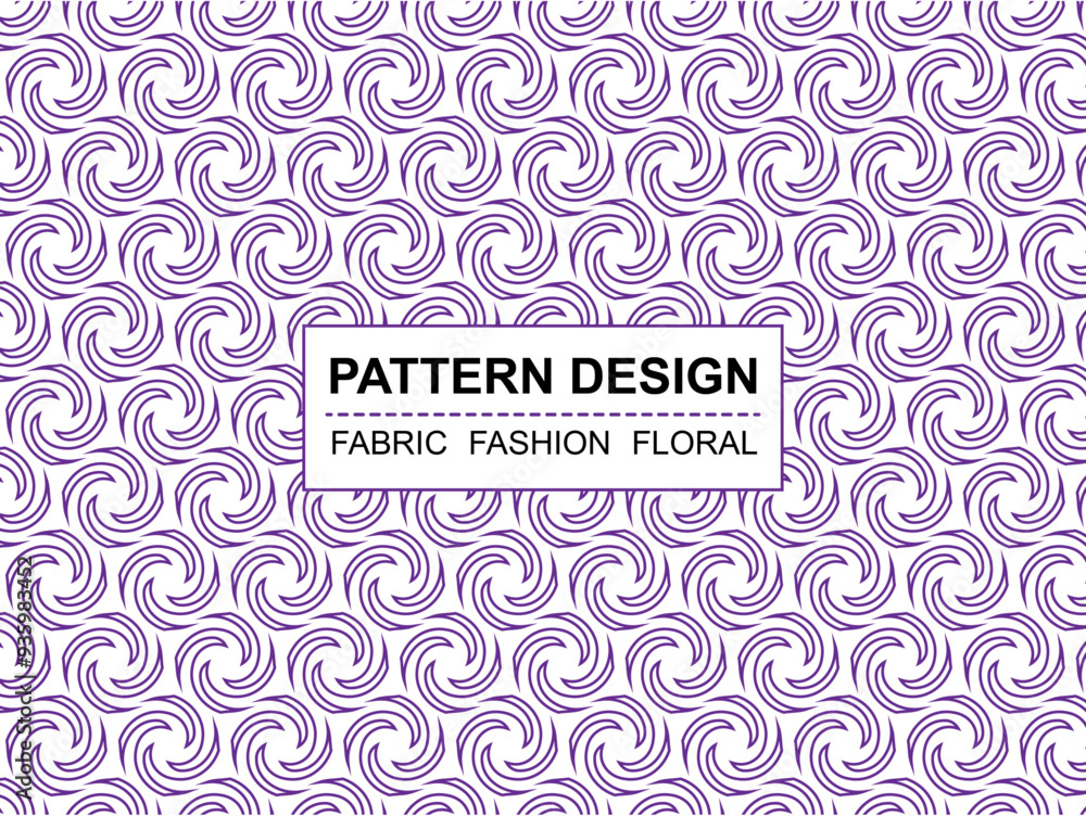 Abstract pattern design layout