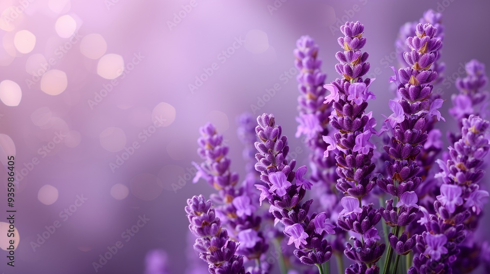 Fototapeta premium Vibrant Lavender Flowers in Bloom