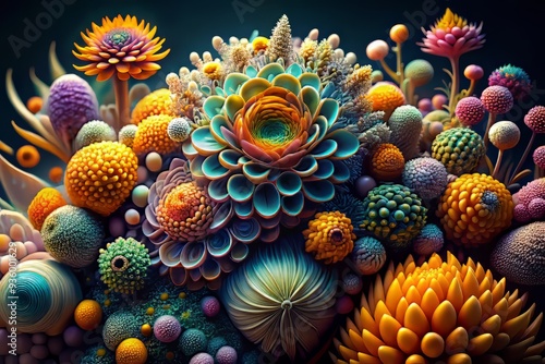 Breathtaking Macro Floral Organic Sculpture Forms