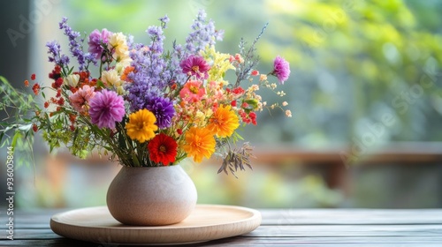 Wallpaper Mural Colorful Bouquet of Flowers in a Vase Torontodigital.ca