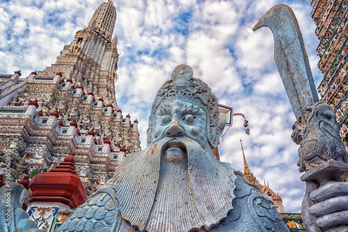 Wat Arun Temple in Bangkok, Thailand photo