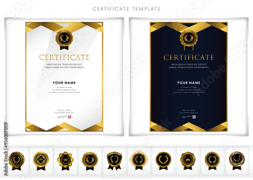 賞状２２２　certificate　award　表彰状　celebration