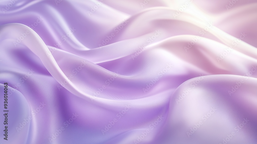 Obraz premium Abstract background with soft pastel colors, fabrics in the form of waves.