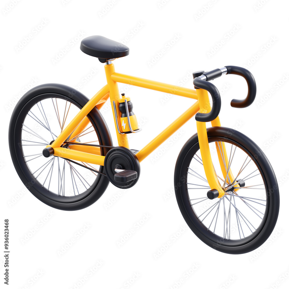 Fototapeta premium 3D Bicycle for Relaxation Ride