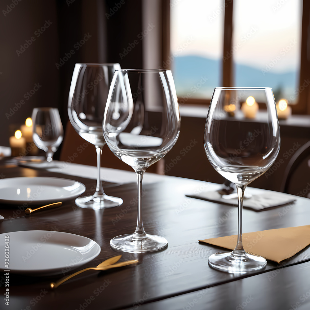 Beautiful and luxurious wine glass Beautiful and luxurious wine glass