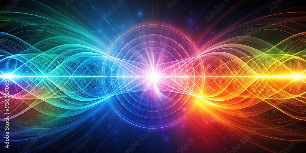 Abstract science background featuring colorful electromagnetic field concept, electromagnetic, field, abstract, science Abstract science background featuring colorful electromagnetic field concept, electromagnetic, field, abstract, science