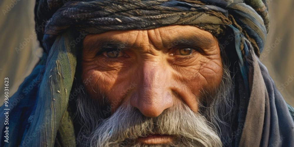 Elderly people face Elderly people face