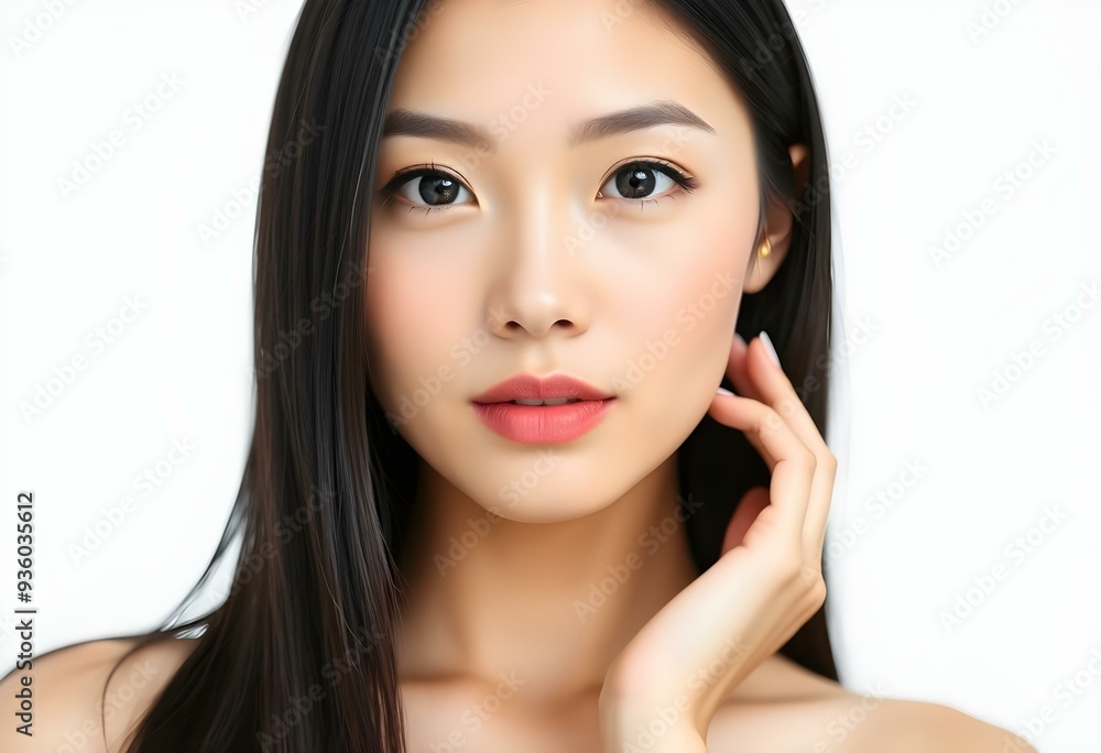 Young Businesswoman Close-Up Portrait Smiling Young Businesswoman Close-Up Portrait Smiling