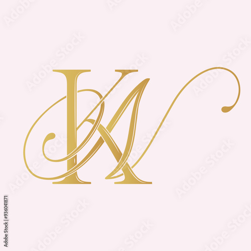 NK,KN,  logoNK, Letter NK,monogram NK, vector, logo, Wedding Monogram Initials, Wedding Logo,Wedding Monogram,Logo Design