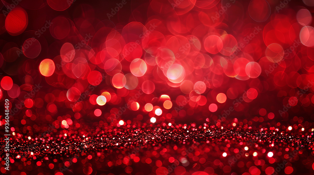 red Christmas lights, copy space, background, wallpaper red Christmas lights, copy space, background, wallpaper
