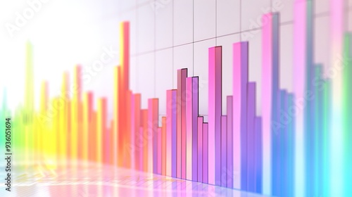 Obraz na płótnie abstract colorful background,Histograms