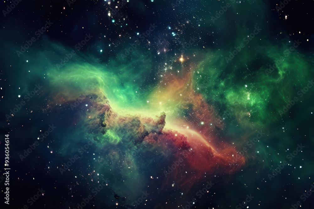 Beautiful nebulae and stars in the night sky. Supernova background the AI Image Generator Beautiful nebulae and stars in the night sky. Supernova background the AI Image Generator