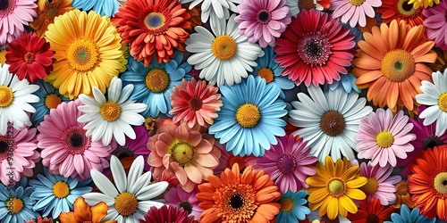 colorful flowers background