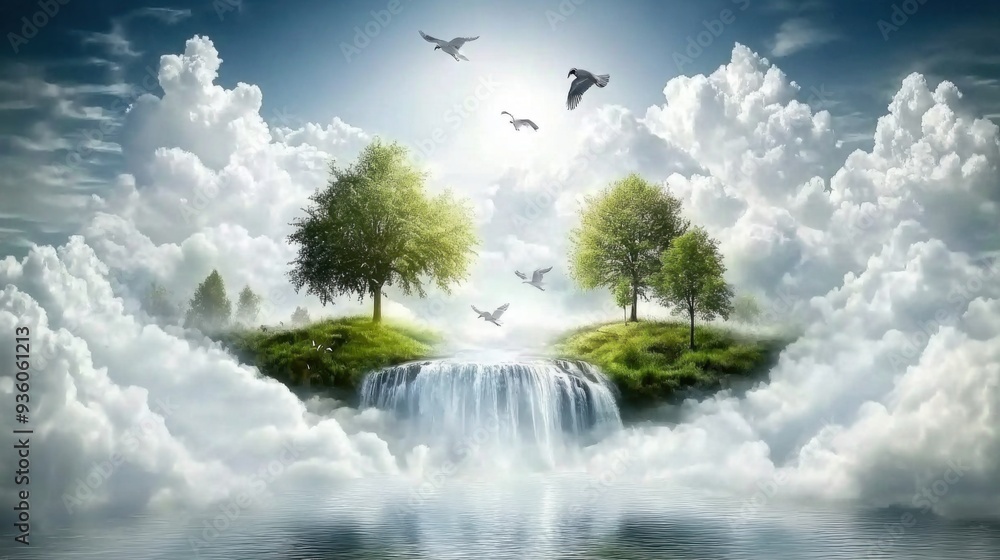 Fototapeta premium Heavenly Oasis
