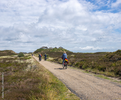 Fahrradweg nach List auf Sylt