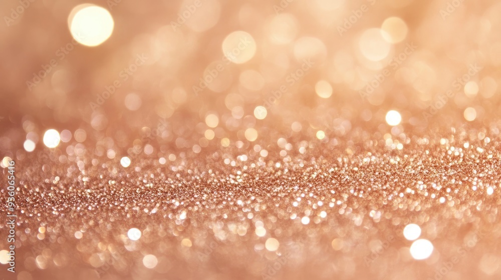 Blurry champagne glitter background with a gentle sparkle, offering space in the center for text or branding. Suitable for luxury or celebratory designs. Blurry champagne glitter background with a gentle sparkle, offering space in the center for text or branding. Suitable for luxury or celebratory designs.