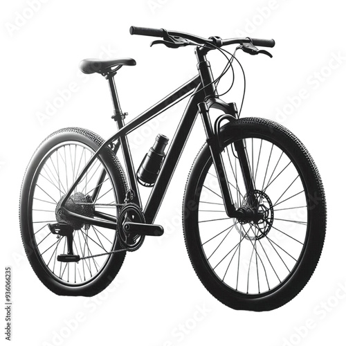 Silhouette bicycle vector