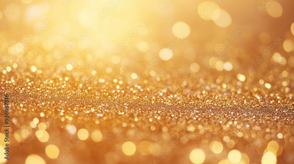 Blurry golden glitter background with a soft glow, leaving space in the center for elegant text overlays. Ideal for luxury branding and festive designs. Blurry golden glitter background with a soft glow, leaving space in the center for elegant text overlays. Ideal for luxury branding and festive designs.